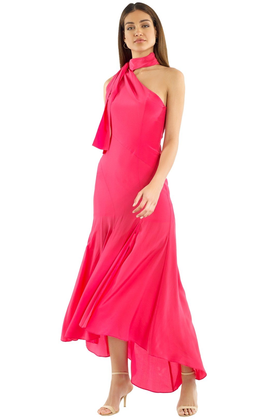 silk maxi gown
