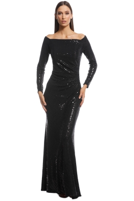 Dark Purple Dress Designer