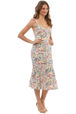 talulah candy flounce midi dress