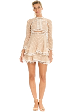 thurley dress print tea party for Vow Designer Dresses Hire Renewal Online