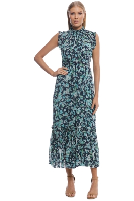 moncur frill wrap dress