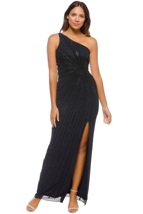 One Shoulder Long Dress by Adrianna Papell for Rent