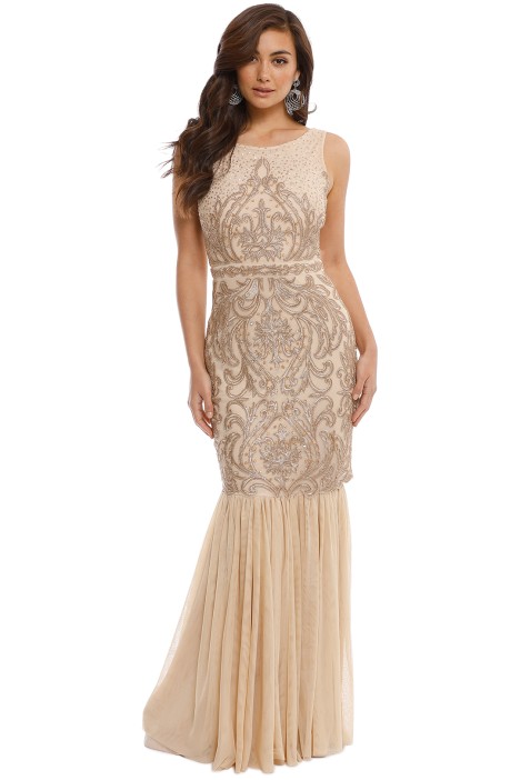 Champagne and Ivory Cocktail Dress