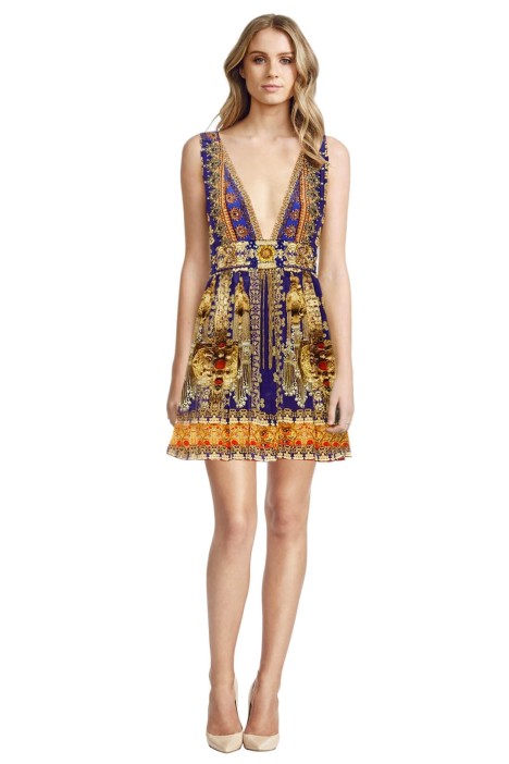 V-Neck Short Dresses
