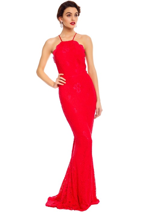 Lori Red Gown by Elle Zeitoune for Hire | GlamCorner