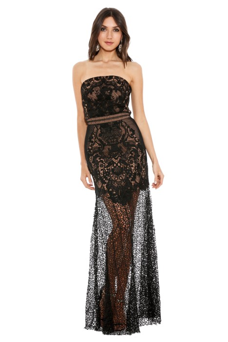 Adele Gown in Black by Grace & Hart for Hire | GlamCorner