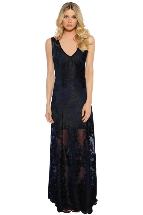 Iris Maxi Dress - Navy by Kate Sylvester for Rent
