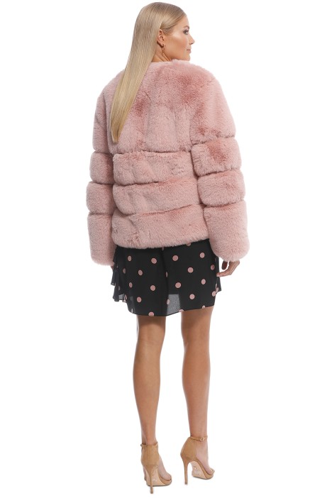Boss Bih Faux Fur Coat Thesepinklips