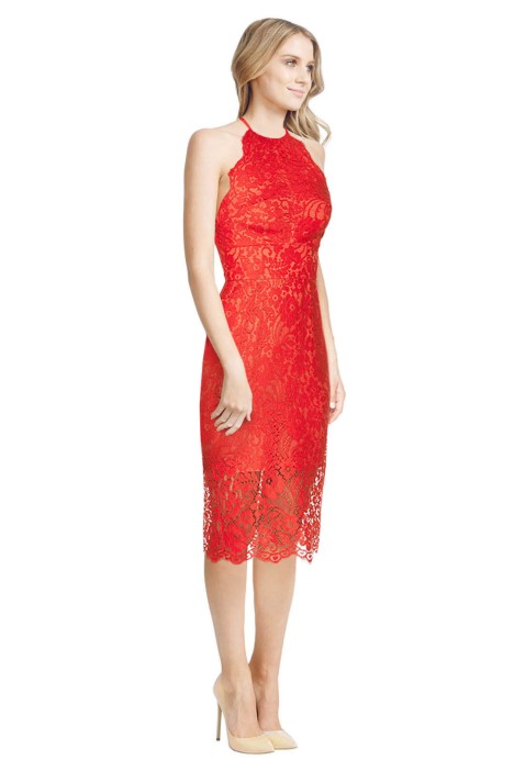 Red Halter Dress