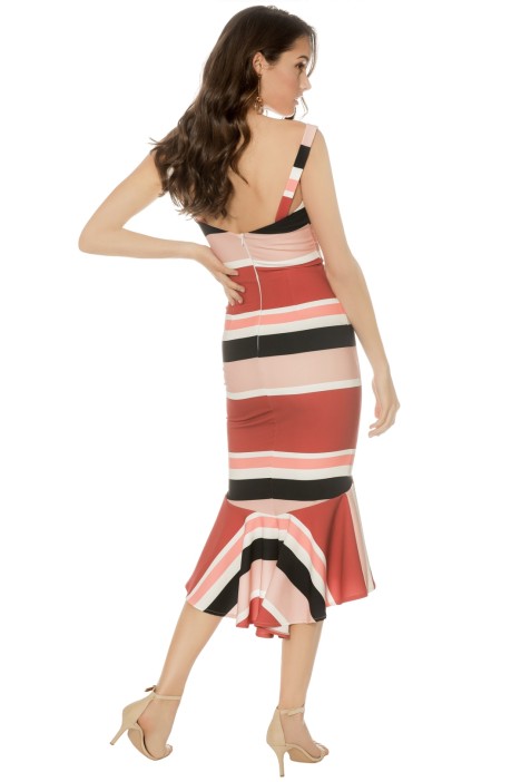 Tootsie Flute Midi Dress in Liquorice by Pasduchas for Rent