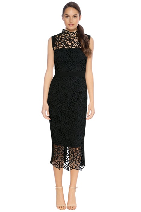 Black midi lace dress Black midi lace dress
