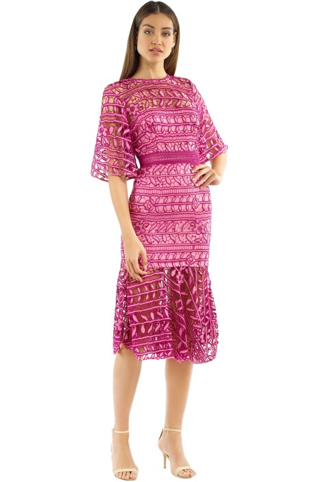 Pink Midi Dress