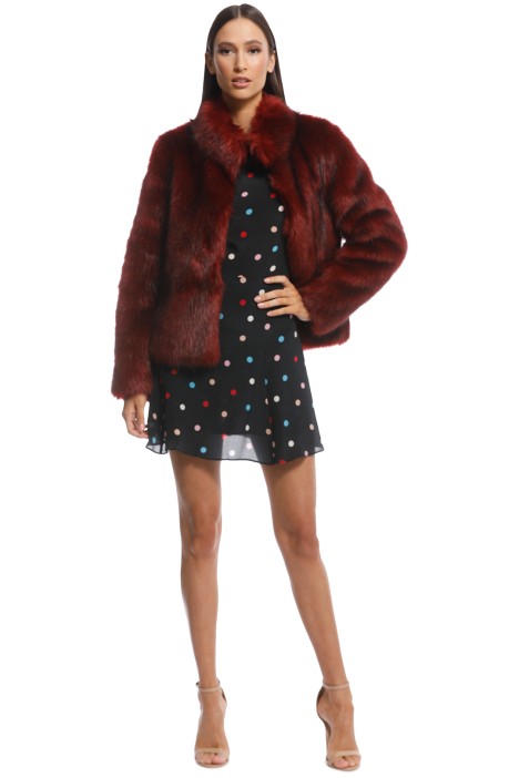 Jacket Lush Fur Delish Fur Delish Rust TF1K3uJ5lc